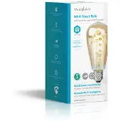 Nedis SmartLife älykäs LED-filamenttilamppu, WiFi, E27, 350 lm, valkoinen