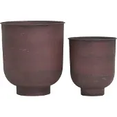 House Doctor Planter, Hdvig, Burnt Henna - Burgundy - S:H:35CM.XL:30CM.L:H:45
