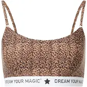Magic bodyfashion Rintaliivi 'Dream Your MAGIC' ruskea / vaaleanruskea / musta / valkoinen
