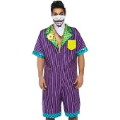 Leg avenue Jokeri Jumpsuit Deluxe Naamiaisasu - X-Large