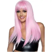 Leg avenue Long Straight Bang Wig Pink