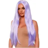 Leg avenue Pitkä Suora Violetti Deluxe Peruukki - One size