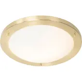QAZQA Moderni kattovalaisin kulta 41 cm IP44 - Yuma