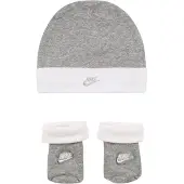 Nike Alusasusetti 'Futura' harmaa / valkoinen