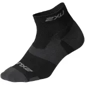 2XU Vector Light Cushion 1/4 Crew Socks Musta EU 42-46 Mies