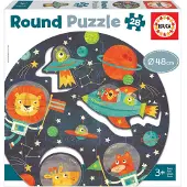 Educa Round Puzzle, The Space (80-18908)