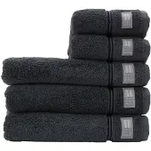 Lexington Hotel Towel Gray/Dk Gray - Grey - 70X130CM