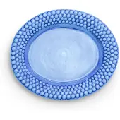 Mateus Bubbles-lautanen, ovaali 35 cm Vaaleansininen