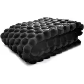 Ceannis Egg Collection huopa 170x130 cm Musta