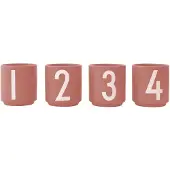 Design Letters espressokuppi 4 kpl Nude