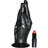 Mister B All Black Otto Fistauskäsi Imukupilla 20 cm - Black
