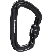 Black Diamond LiteForge Screwgate Carabiner Black One Size