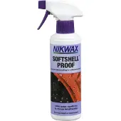 Nikwax Softshell Proof Spray-On tekstiilien hoito ja korjaus