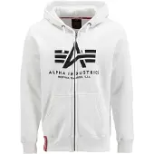 Alpha industries Collegetakki musta / valkoinen