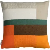 Røros Tweed Mikkel tyyny, 50 x 50 cm, oranssi