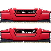 G.Skill Ripjaws V DDR4-2666 - 32GB - CL19 - Dual Channel (2 pcs) - Intel XMP - Punainen