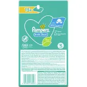 Pampers Fresh Clean puhdistavat kosteuspyyhkeet lapsille herkälle iholle 15x80 kpl