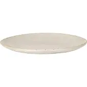 Ferm Living Flow lautanen, S, luonnonvalkoinen