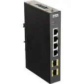 D-Link DIS-100G-6S teollisuuskytkin, 2 SFP-paikkaa, GbE, ei-hallittu