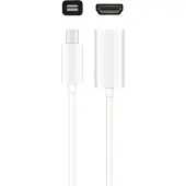 Qnect – Adapter Mini DisplayPort 1.2 male - HDMI fem, 0.1m (103325)