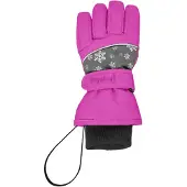 Playshoes Käsineet harmaa / fuksia / musta / valkoinen
