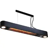 Sunwind Terassilämmitin Ripustettava Lämmitin LED-valolla 1500W, 421330