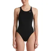 Nike SWIM Hydrastrong Solid Fastback One Piece - Black - 32