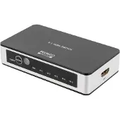 Deltaco HDMI-kytkin 5/1, 4K/UHD@60Hz, HDCP, CEC, automaattinen, kaukosäädin