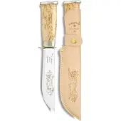 Marttiini Lapp 255010 Stainless, Curly Birch, fixed knife