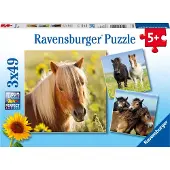 Ravensburger Loving Horses 3x49p palapeli