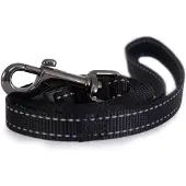 Dogman Iris säädettävä talutin, musta - 10 mm
