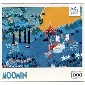 Muumi sininen 1000p taidepalapeli