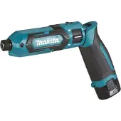 Makita Iskuruuvinväännin TD022DSJ; 7,2 V; 2x1,5 Ah akku