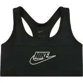 Nike Dri Fit Swoosh Sports Bra Musta 13-15 Years Tyttö