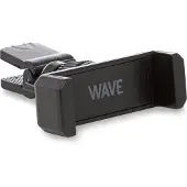 Wave Ventclip -autoteline, musta