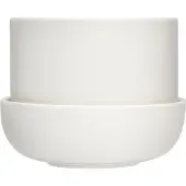 Iittala Nappula ruukku alustalla 170 x 130 mm, valkoinen