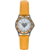 Leijona 5323-899 -rannekello, 27 mm, harmaa / oranssi