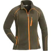 Pinewood Fleece Jacket Micco 3170 Wmn (Color: D.Olive, Size: Small)