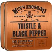 The Scottish Fine Soaps Company Thistle & Black Pepper Face & Beard Soap 100