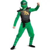JAKKS Pacific LEGO Ninjago Llyod Classic Legacy -naamiaisasu, koko M, 127-136 cm