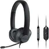 Creative Labs ChatMax HS-720 v2, USB-kuulokemikrofoni melua vaimentavalla kondensaattorimikrofonilla, musta