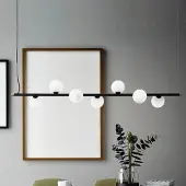 SFORZIN Riippuvalaisin Pomì, himmennettävä, Musta, Olohuone/ruokailutila, Metalli, Design