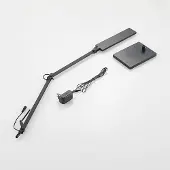 LINDBY Led pöytävalaisin Antisa , himmennettävä, Musta, Työhuone/toimisto, Synteettinen materiaali, Moderni