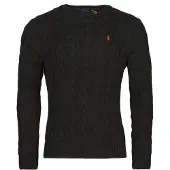 Ralph Lauren for man. 710775885012 Cotton jumper in black ecru knitted jersey (M), Casual