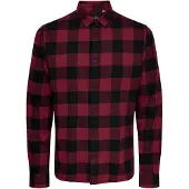 Only & Sons Onsgudmund Ls Checked Shirt Noos - Red - S