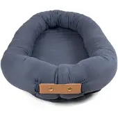 Filibabba - Babynest Kapok Organic - Mudly blue