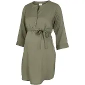 Mamalicious Mlmercy Lia 3/4 Woven Tunic 2F Noos A. - Green - XS