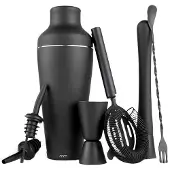 Mikamax Bartender Kit Shakerilla & Tarvikkeet - Cocktailsetti