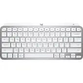 Logitech MX Keys Mini, pienikokoinen langaton ja valaistu näppäimistö, Pale Grey