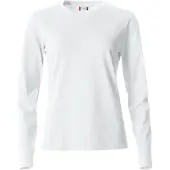 Clique Basic Naisten Pitkähihainen paita Valkoinen XL
